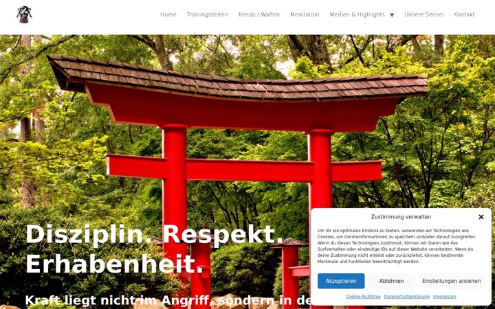 Screenshot di aiki-dan-do.com