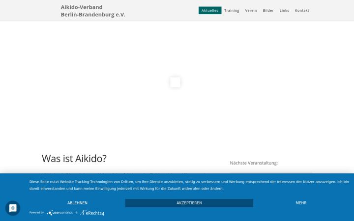 Screenshot of aikido-berlin-brandenburg.de