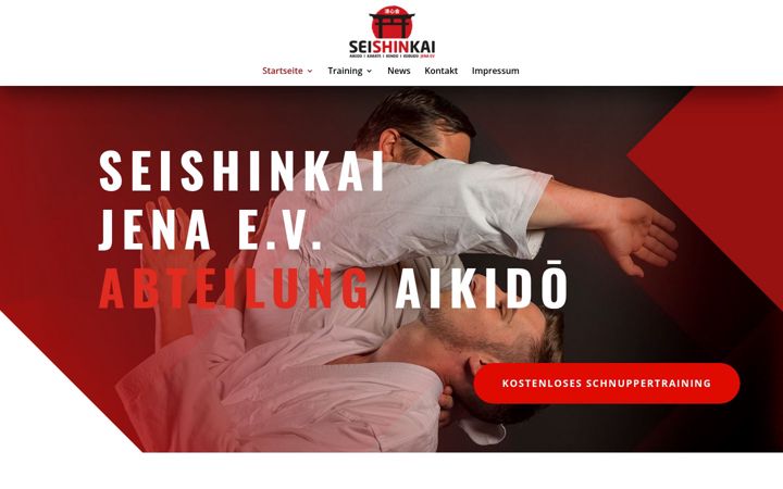Screenshot of aikido-jena.de