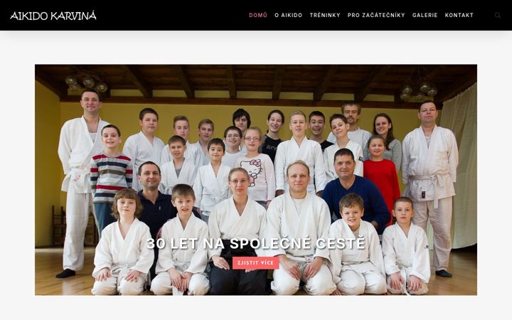 Screenshot of aikido-karvina.cz
