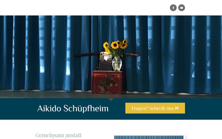Screenshot of aikido-schupfheim.ch