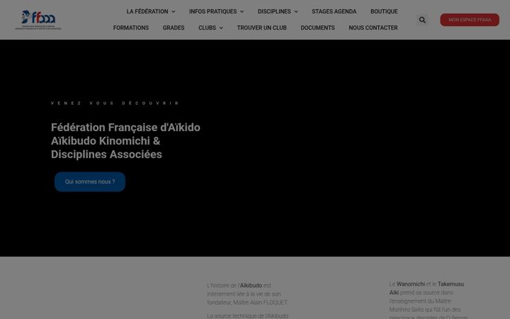 Screenshot of aikido.com.fr
