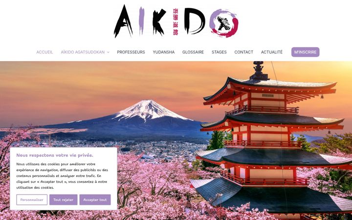 Screenshot di aikido74.com