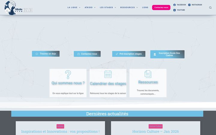Screenshot of aikidobretagneffab.bzh