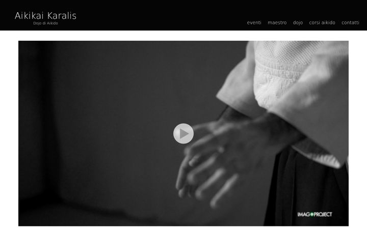 Screenshot of aikidocagliari.it