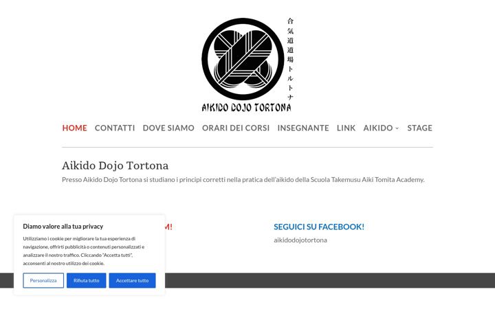 Screenshot of aikidodojotortona.it