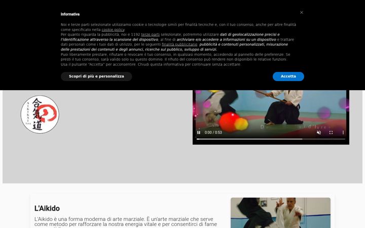 Screenshot of aikidoivrea.altervista.org