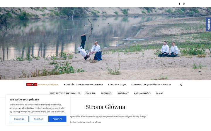 Screenshot of aikidolublin.pl