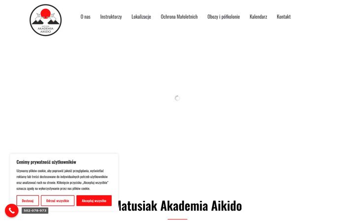 Screenshot of aikidomatusiak.pl
