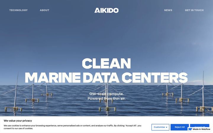 Screenshot di aikidotechnologies.com