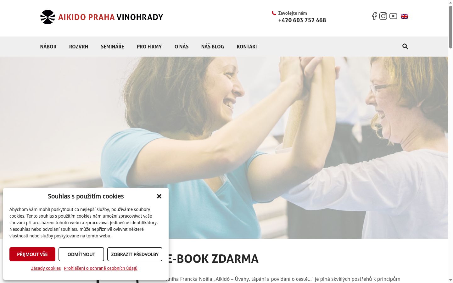Screenshot tal-banner tal-kunsens muri qabel kwalunkwe interazzjoni