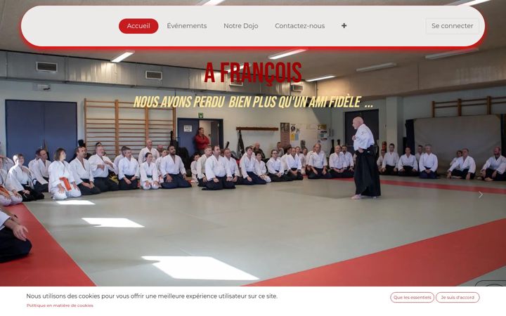 Ekrānuzņēmums no aikidowanze.be
