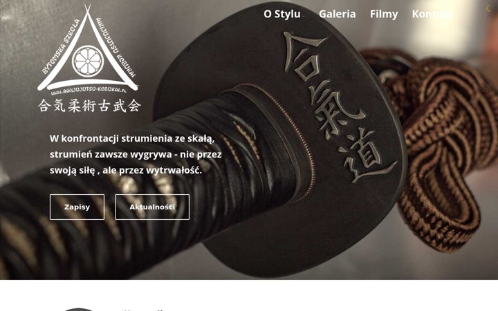 Screenshot of aikijujutsu-kobukai.pl