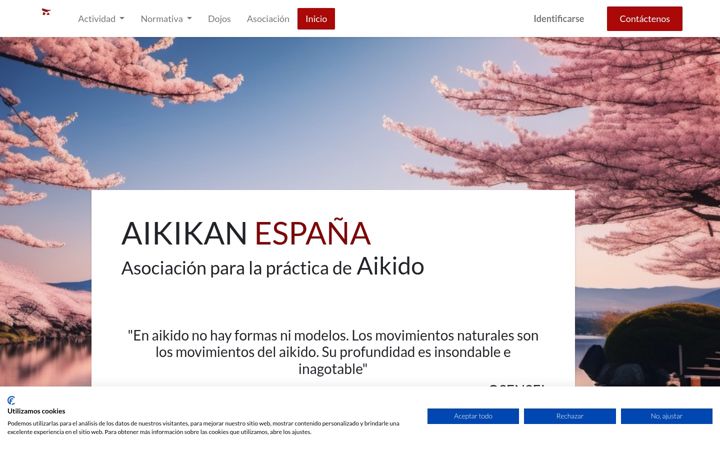 Screenshot of aikikan.es