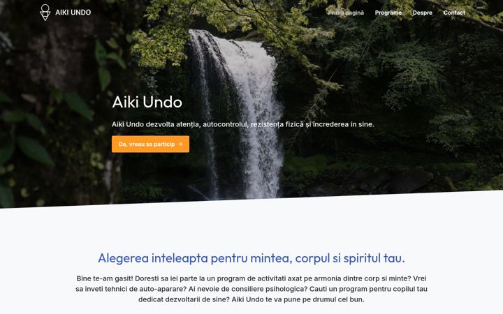 Skjámynd af aikiundo.ro