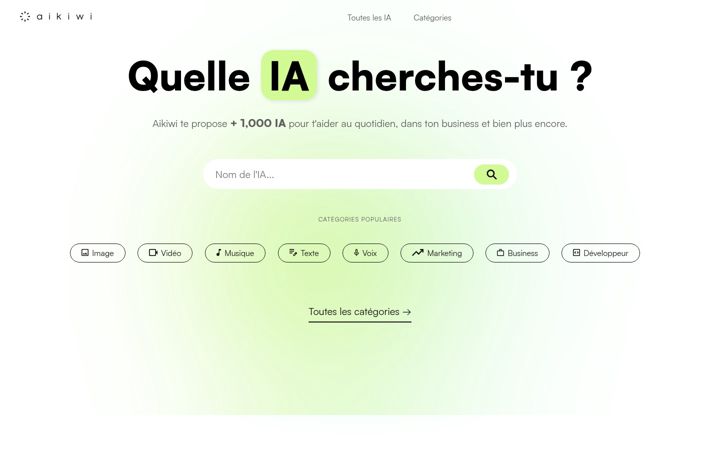 Screenshot of aikiwi.com