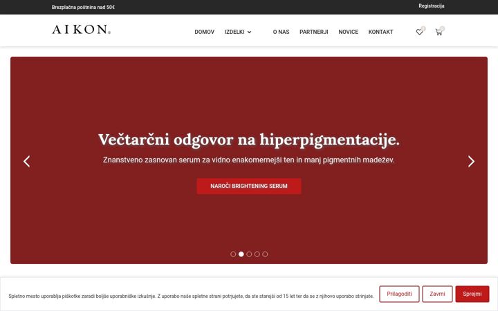 Captura de ecrã de aikon.si