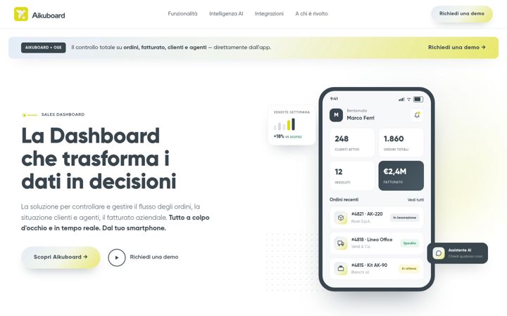 Screenshot of aikuboard.com