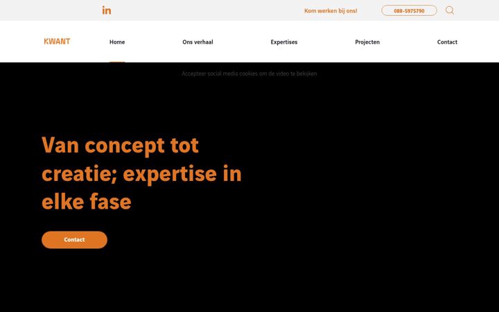 Screenshot of aikwant.nl