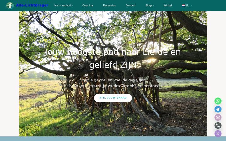Zrzut ekranu aila-lichtdrager.nl