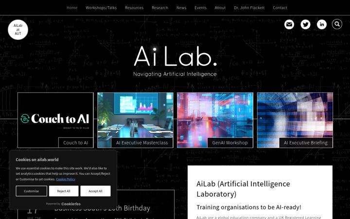 Screenshot of ailab.world