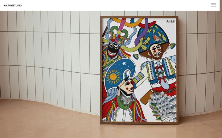 Screenshot of ailaestudio.com