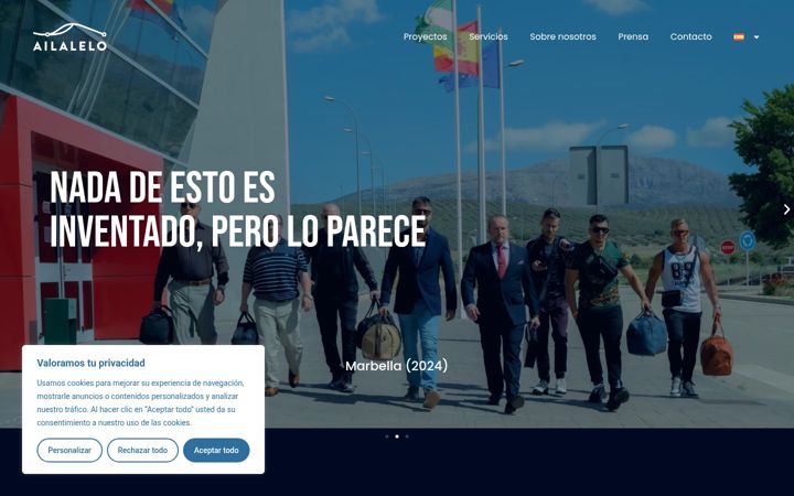 Screenshot of ailalelo.com