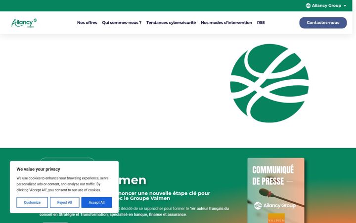 Screenshot of ailancy-cyber.com