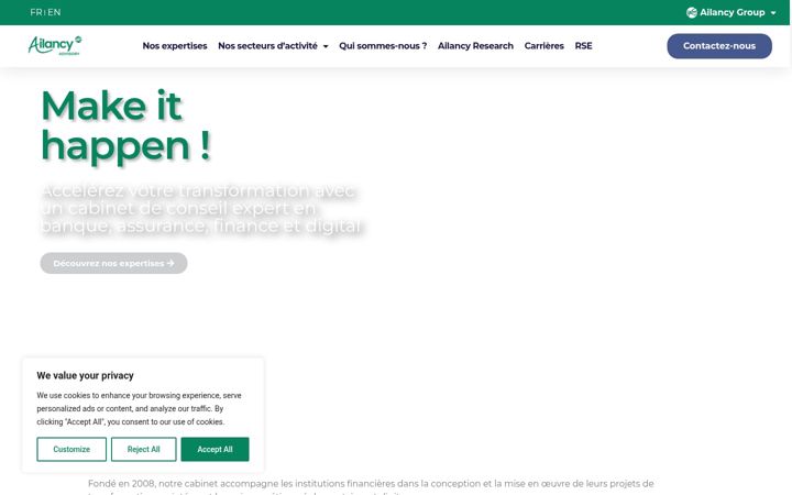 Screenshot of ailancyadvisory.com