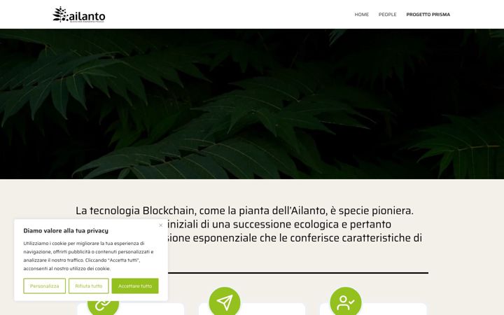 Screenshot of ailanto.io