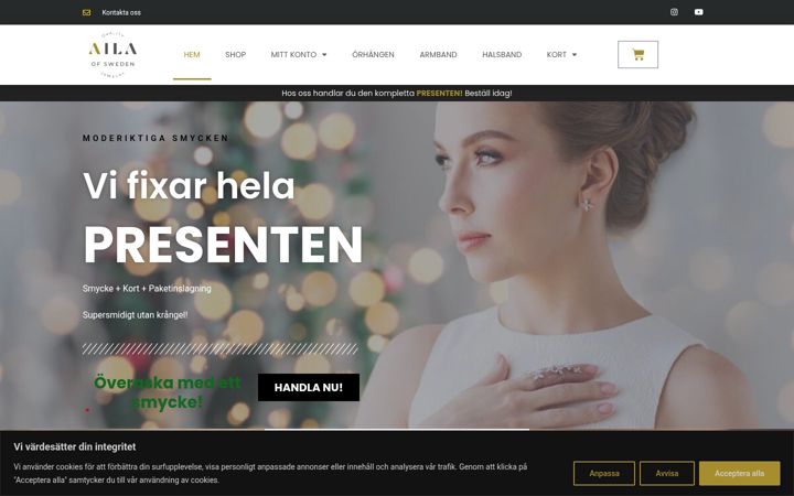 Screenshot of ailaofsweden.com