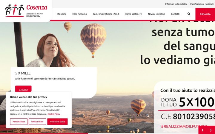 Képernyőkép: ailcosenza.it