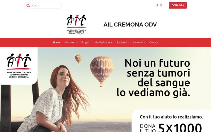 Screenshot of ailcremona.it