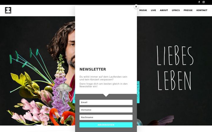 Screenshot of aileenmusik.de