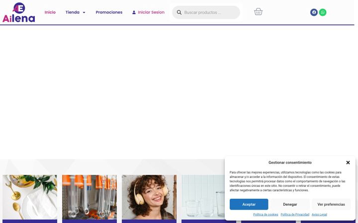 Skjermbilde av ailena.es