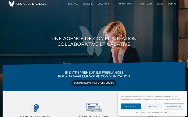 Skjermbilde av ailes-digitales.fr