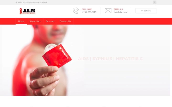 Screenshot of ailes.mu