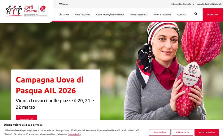 Screenshot of ailforlicesena.it