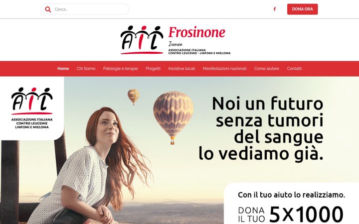 Screenshot of ailfrosinone.it