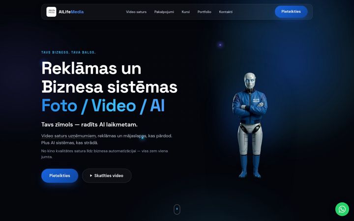 Screenshot of ailife.lv
