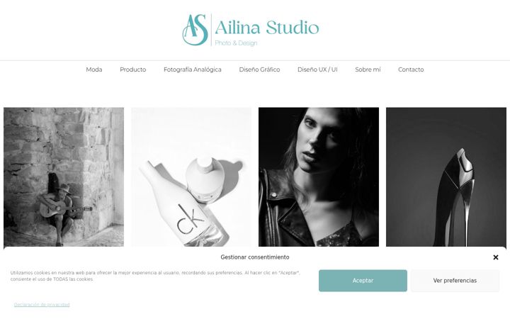 Screenshot of ailinastudio.com