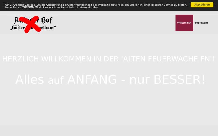 Ekraanipilt saidist ailinger-hof.de