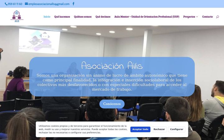 Screenshot of ailis.es