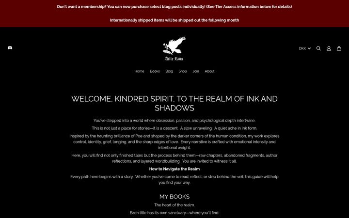 Screenshot of aillerois.com