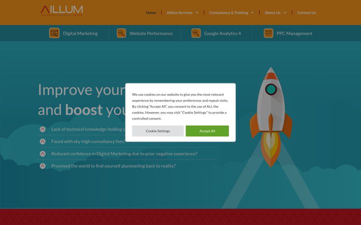Screenshot of aillum.com