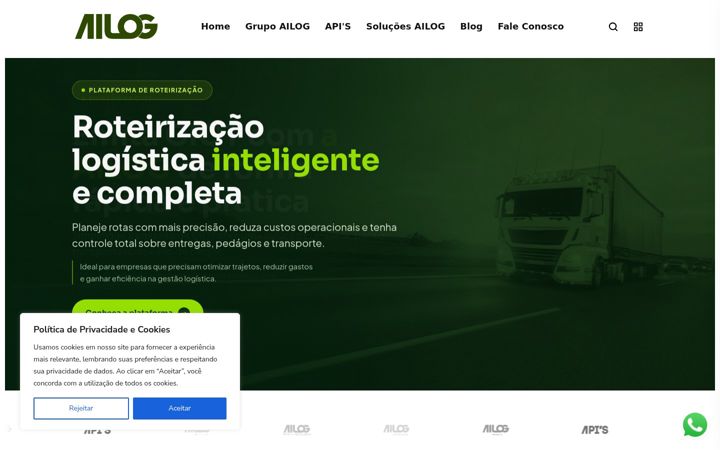Screenshot di ailog.com.br