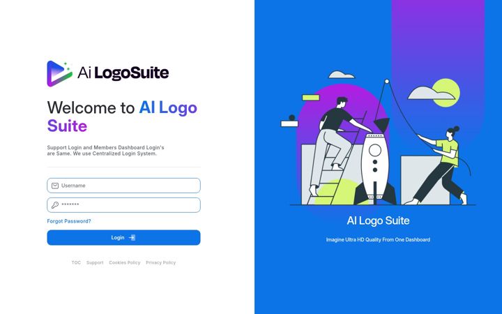 Screenshot of ailogosuite.app