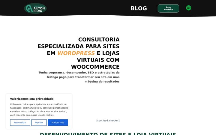 Screenshot of ailtonsilva.com.br