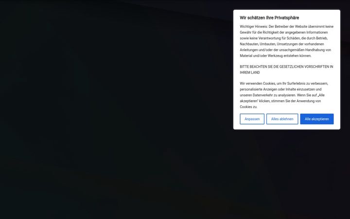 Screenshot of ailunce.de