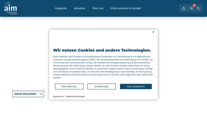 Screenshot of aim-akademie.org